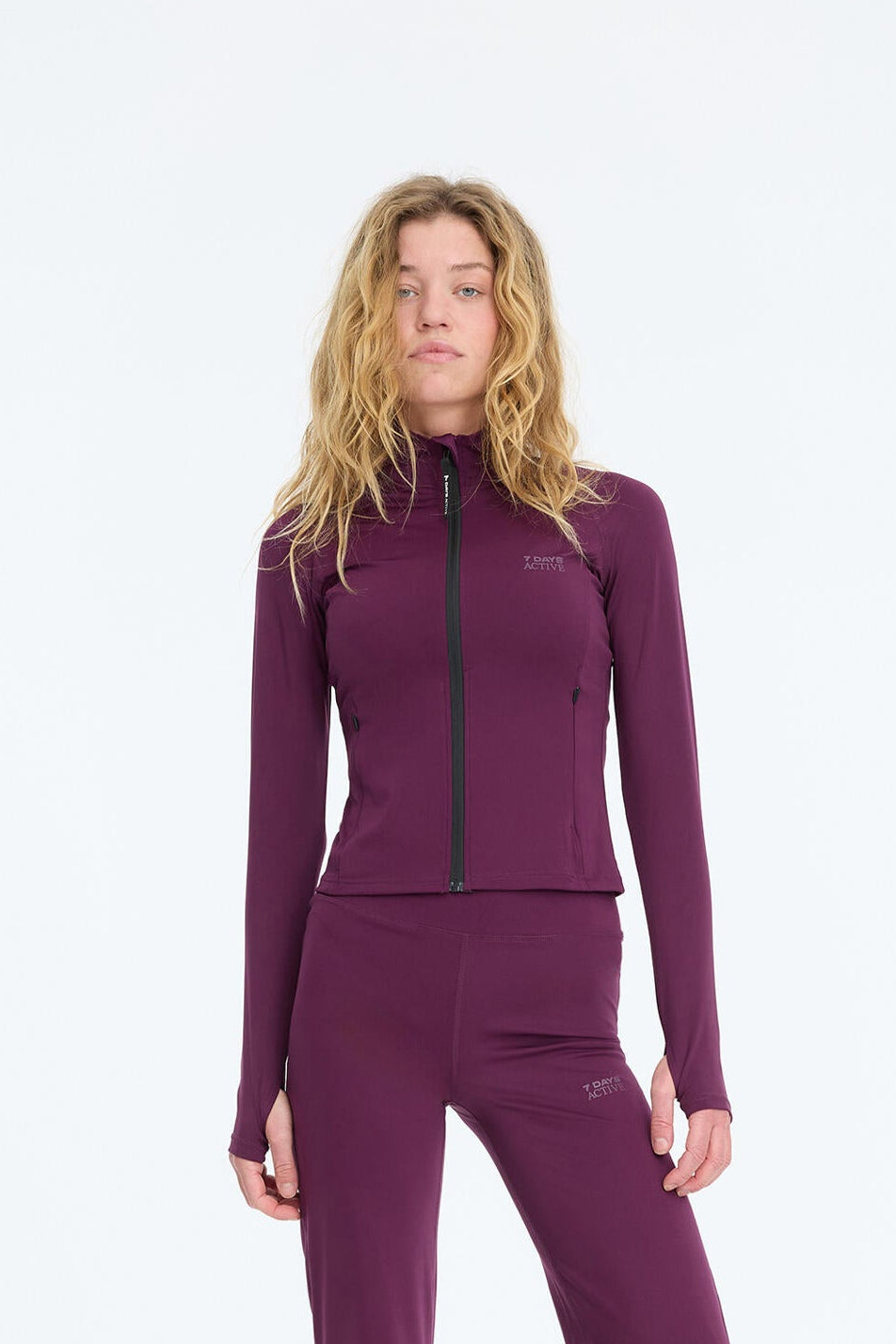 Body W Training Zip top - 072 Plum
